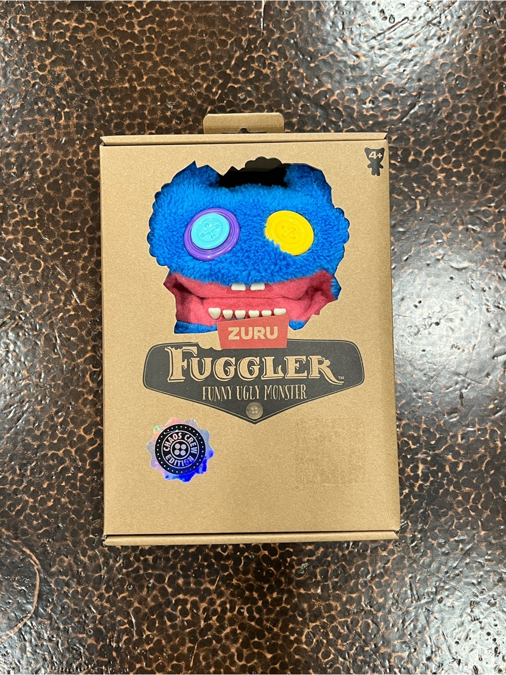 Fuggler Stinkface Plush Monster Toy - Blue Cuddly Character